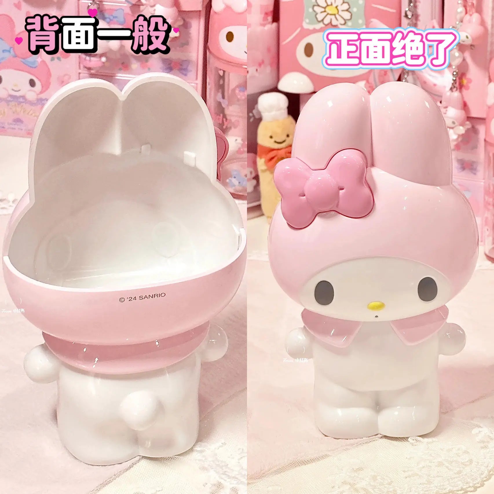 Character-Head Pen Container Trio Desk Organizer — Multicolor | KIMLUD