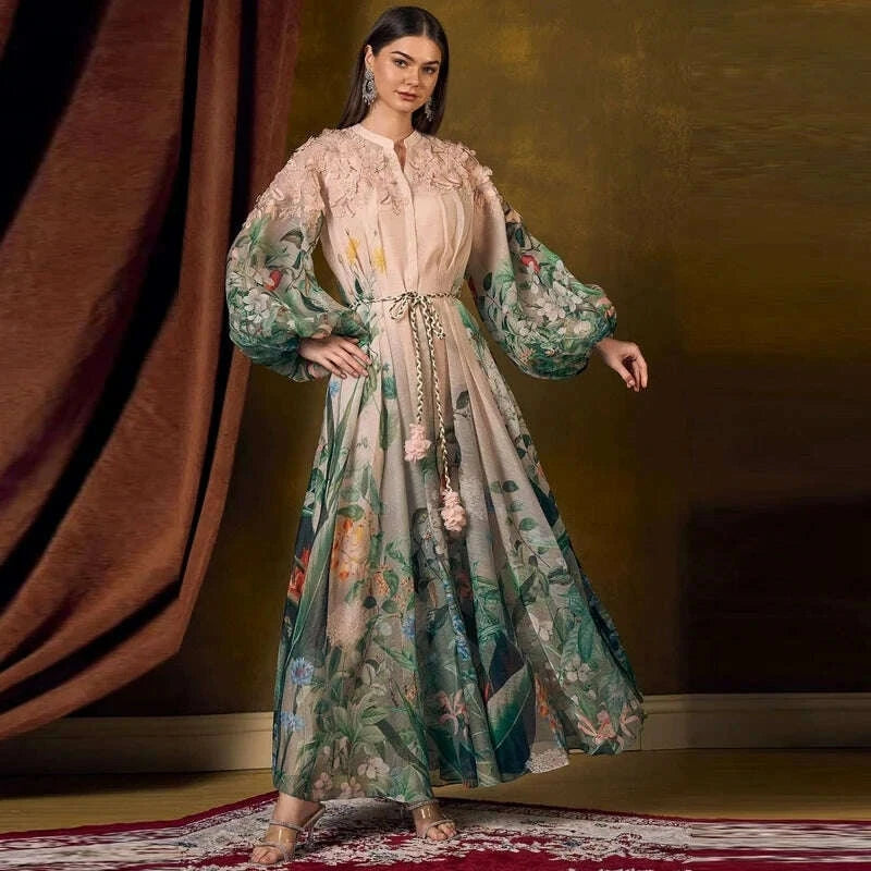 heavy-embellied-floral-print-maxi-dr-court-sle-lantern-sve-midi-waist-spring-autumn-ladies-holiday-drkimludkimlud-35578267