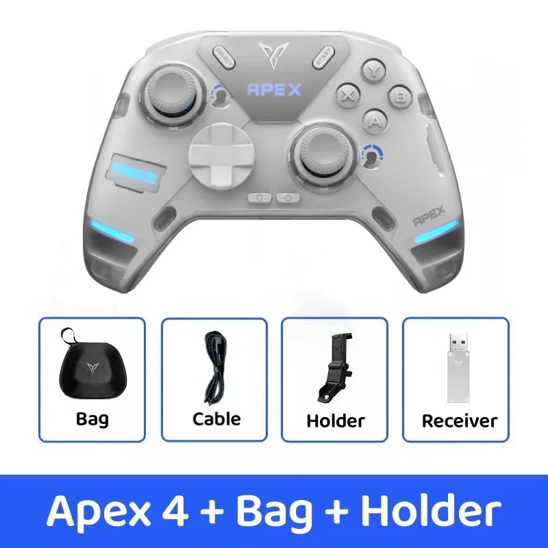 2024 New Flydigi APEX 4 Gaming Controller Wireless Elite Force Feedback Trigger Smart Handle Support PC/Switch/Mobile/TV Gamepad