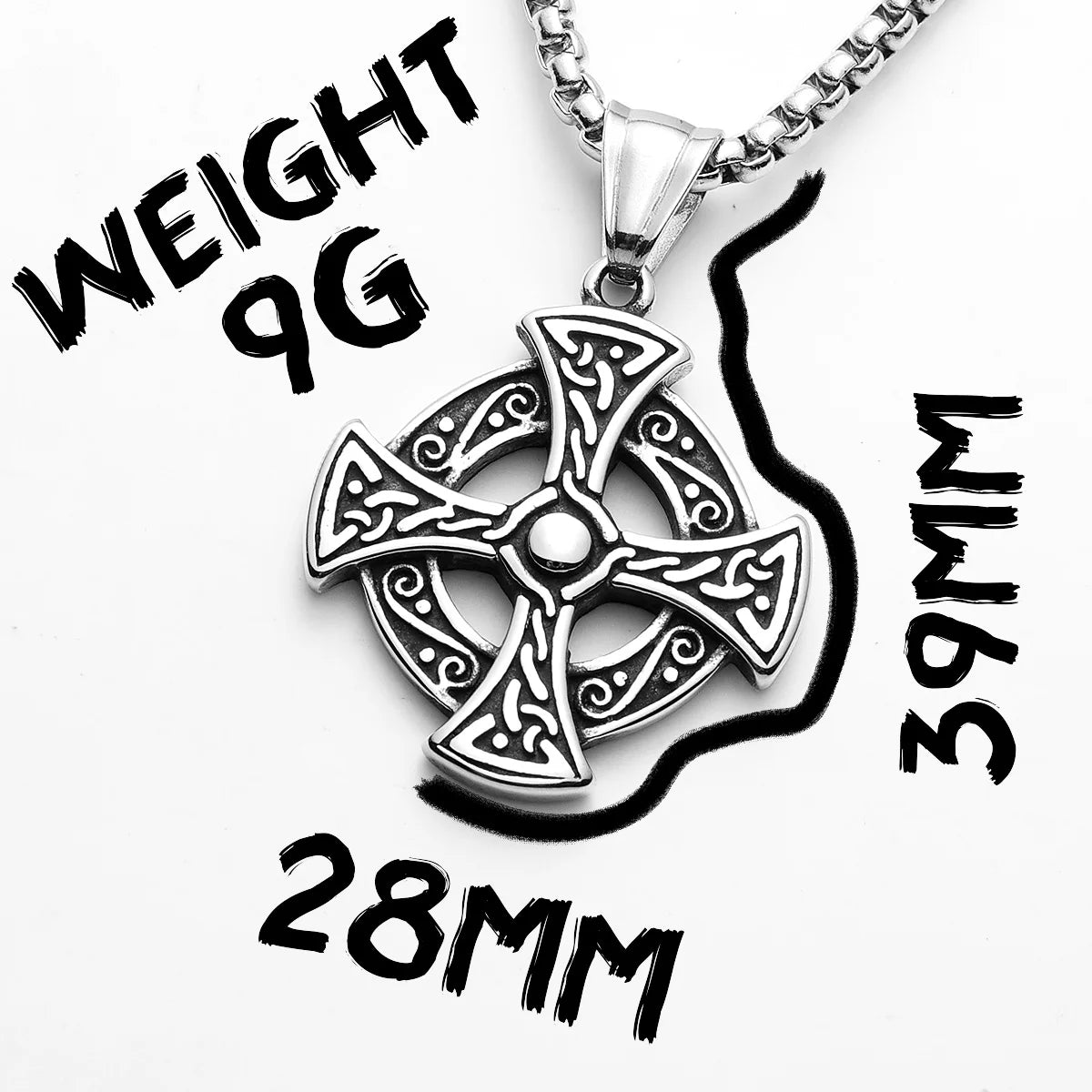 Craving Cross Totem Men Necklaces With Pendant Stainless Steel Jewelry For Male Women Punk Hip Hop Accessories Gifts Wholesale