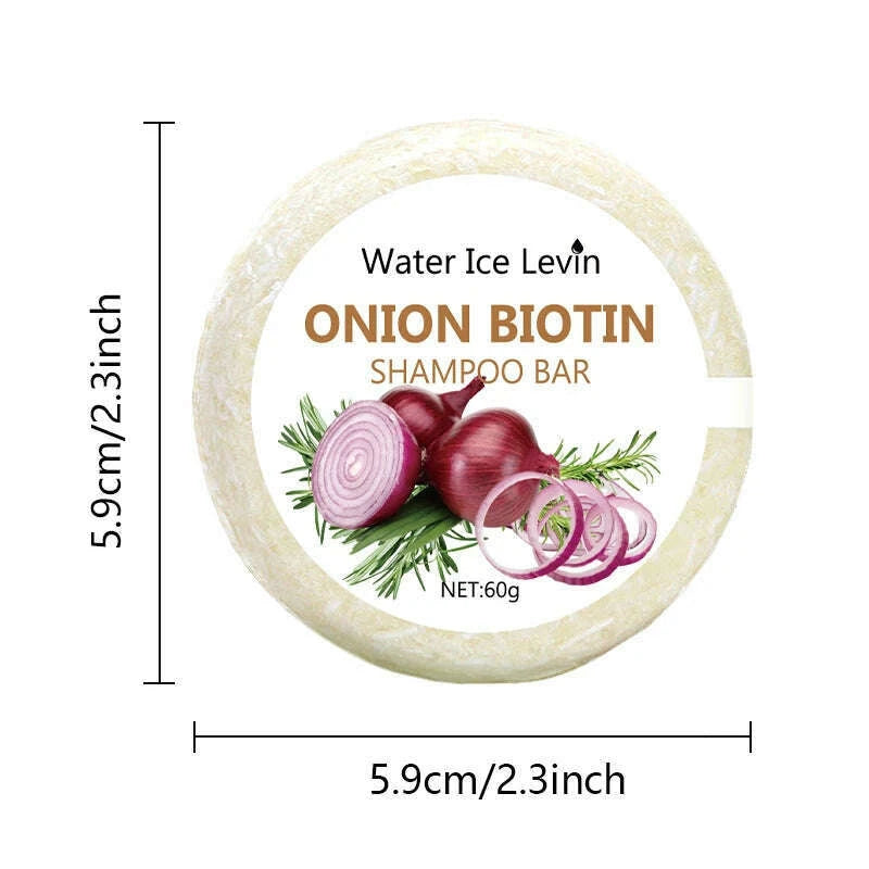 onion-and-biotin-shampoo-soap---60g-suitable-for-all-hair-types-moisturizing-and-smoothing-rich-in-rosemary-extractkimlud-womens-fashion-34609381