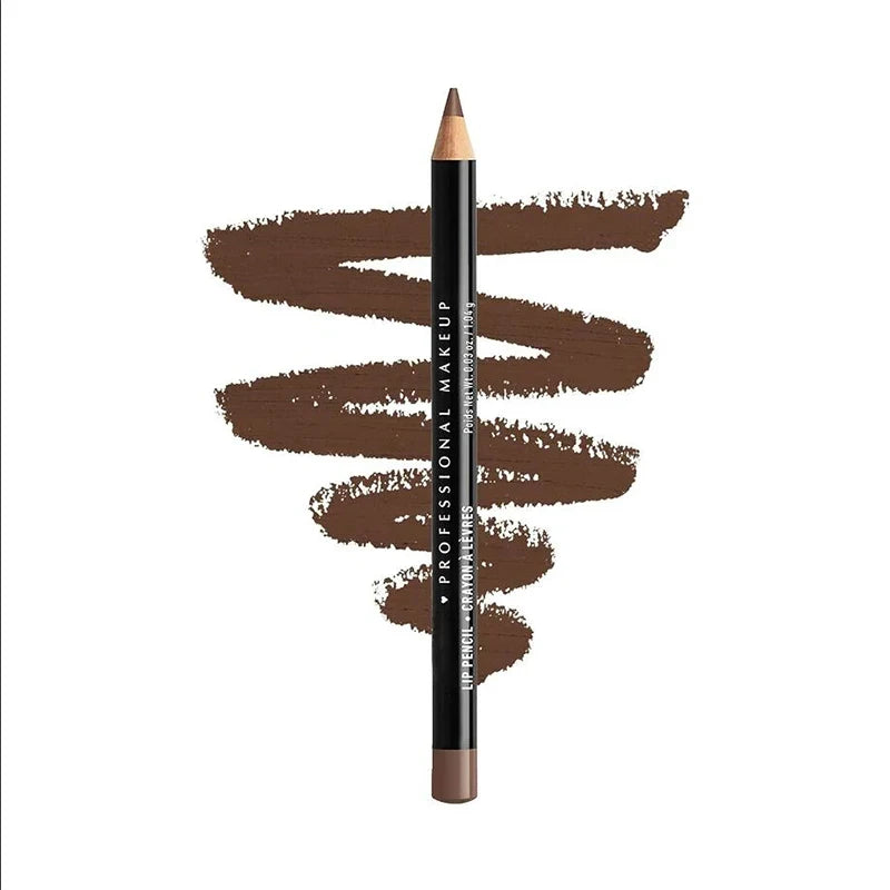 Matte Lip Pencil Slim Long Lasting Waterproof Plumping Lip Liner for Precise Definition — Brown | KIMLUD