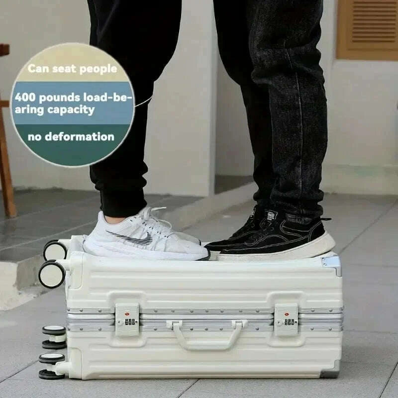 new-multifunction-suitcase-with-usb-charging-aluminum-frame-pc-suitcase-trip-cabin-male-and-female-carrier-2830-inchkimlud-womens-fashion-34624063
