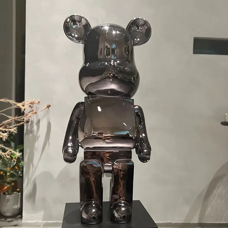 Home Decoration Accessories Cartoon large Bear Figurine Interior Nordic Living Room Decor Modern Art Statue Ornaments 50cm H