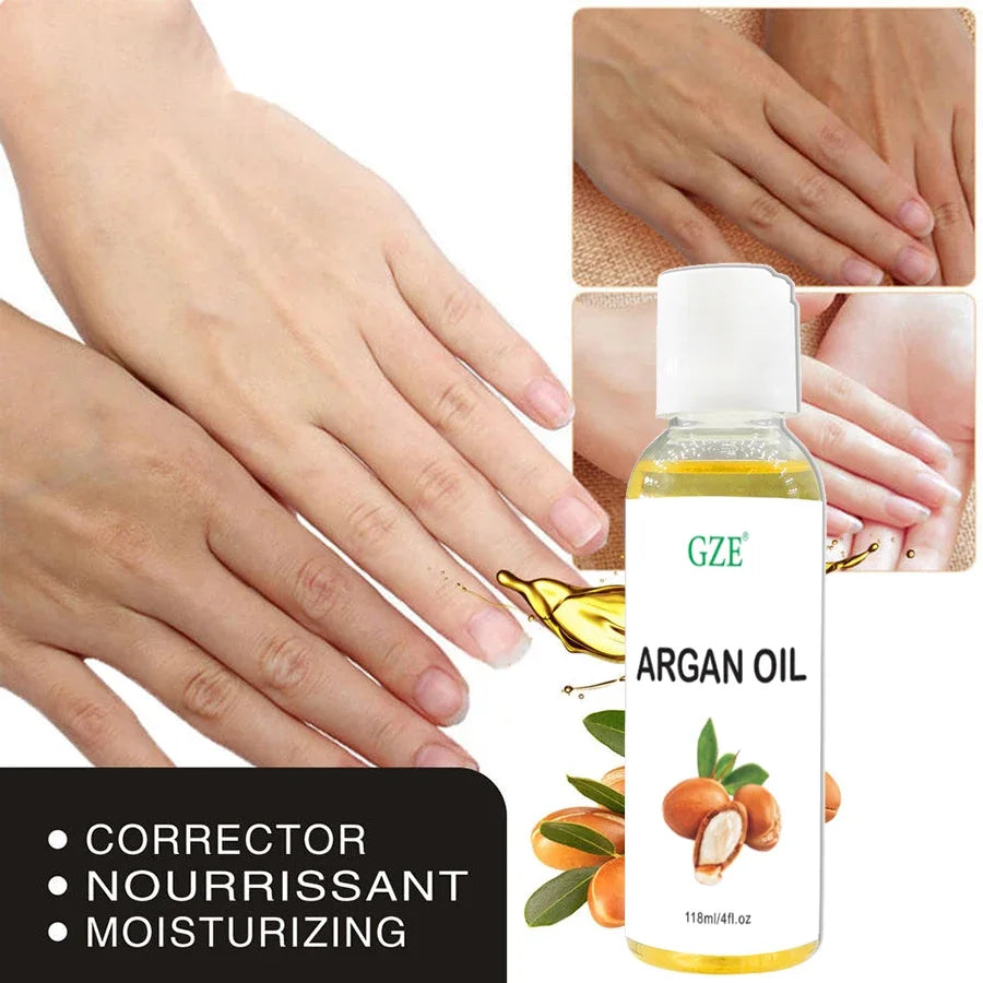 Organic Moroccan Argan Oil Pure Elixir For Skin And Hair — Golden Amber | KIMLUD