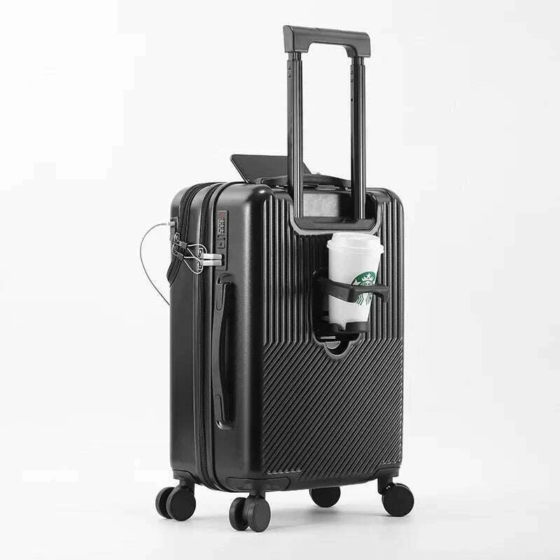 front-opening-pocket-suitcase-travel-rolling-luggage-aluminum-alloy-trolley-abspc-case-bag-with-spinner-wheel-usb-charging-portkimlud-womens-fashion-34613040
