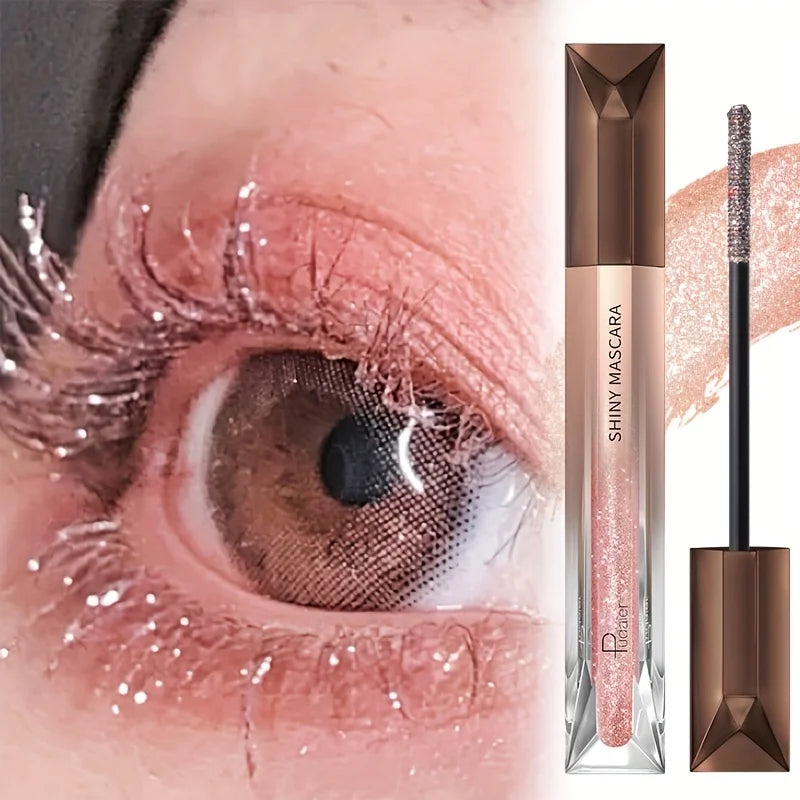Crystal Diamond Opalescent Glitter Mascara — Black | KIMLUD