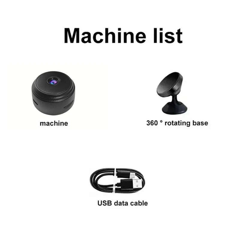 KIMLUD, A9 Mini WiFi Wireless Camera Security Protection Remote Video Surveillance Smart Home Monitoring Camcorder, KIMLUD Womens Clothes