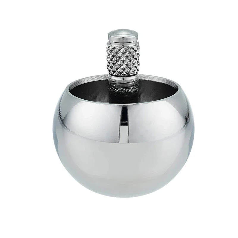 Metal Gyro Silver Hand Spinning Top Fingertips Small Cyclone Gyroscope Anti Stress Fidget Toys for Teenagers & Adults Xmas Gifts