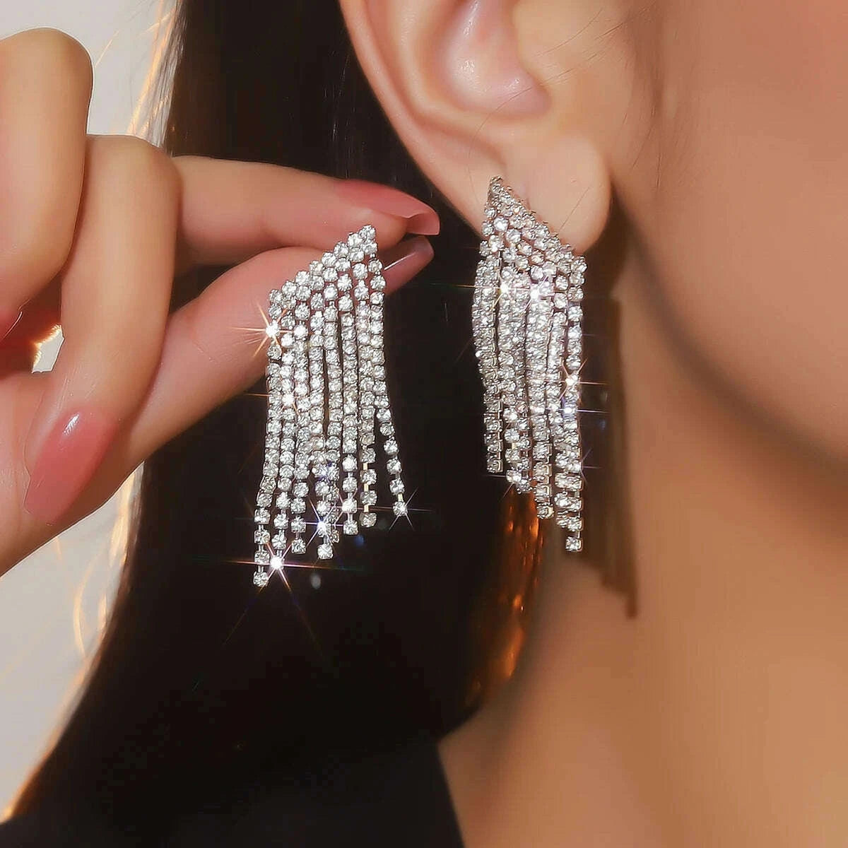 silver-rhinestones-earrings-for-women-sparkly-long-linear-dangle-earrings-dangle-tassels-statement-earrings-bridal-weddingkimlud-womens-fashion-34624750
