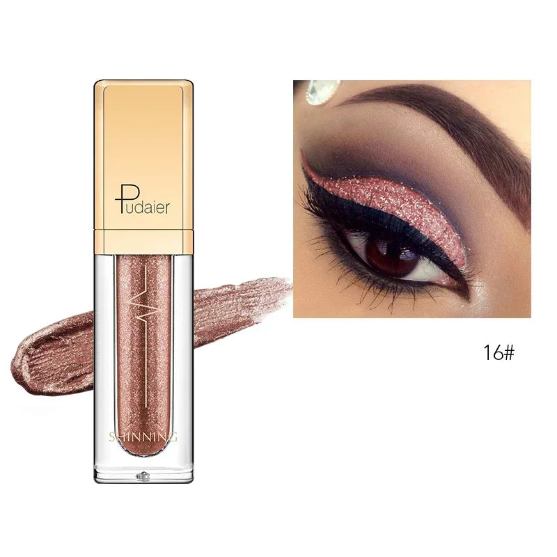 Liquid Eyeshadow – Waterproof – Gel – Purple Gold Metallic | KIMLUD