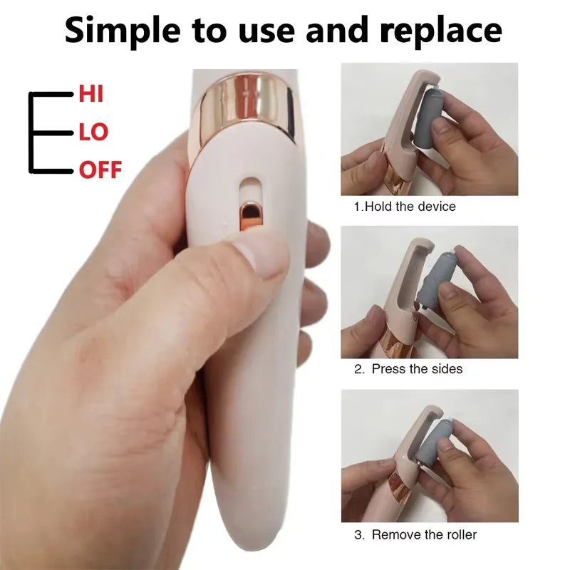 Professional Electric Foot Callus Remover Rechargeable Electronic Foot File Pedicure Tool Kit Foot Care for Dead Skin