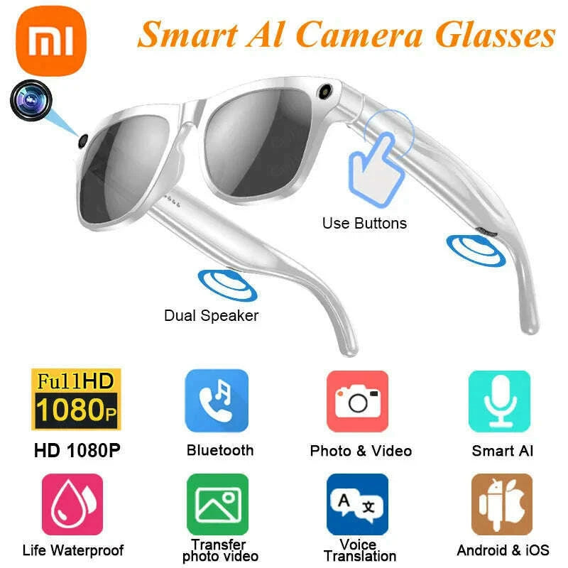 xiaomi-4k-hd-smart-glasses-ai-gpt-camera-bluetooth-call-260mah-battery-voice-assistant-translate-identify-objects-smart-glasseskimlud-womens-fashion-34600443