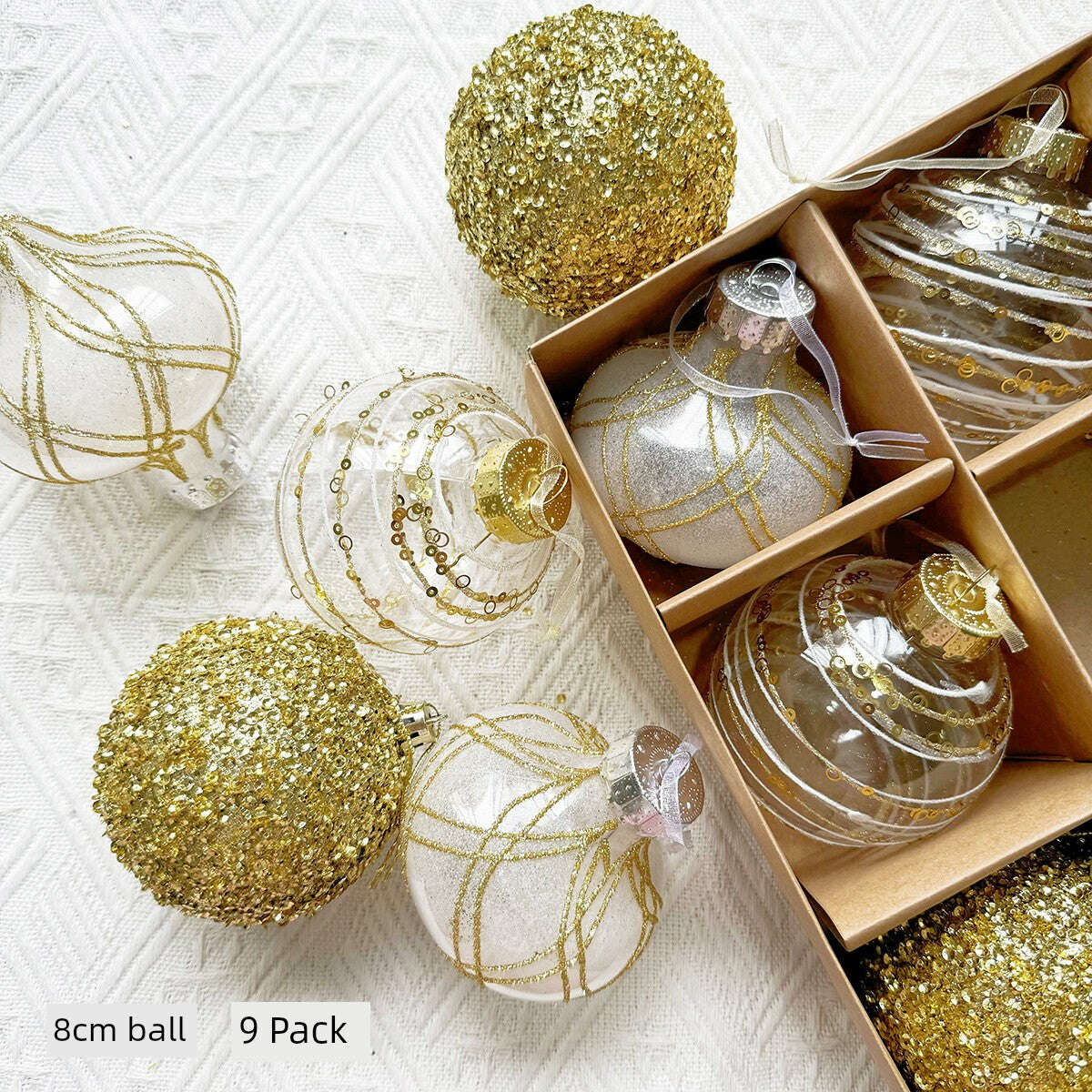 KIMLUD, Christmas Tree 42 Scenes Christmas Decorations, KIMLUD Womens Clothes