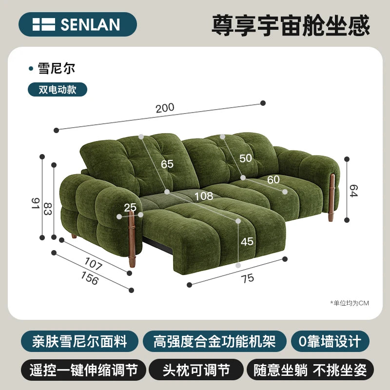 Chinese Style Sofas Multifunctional Seat Bag — Cream | KIMLUD