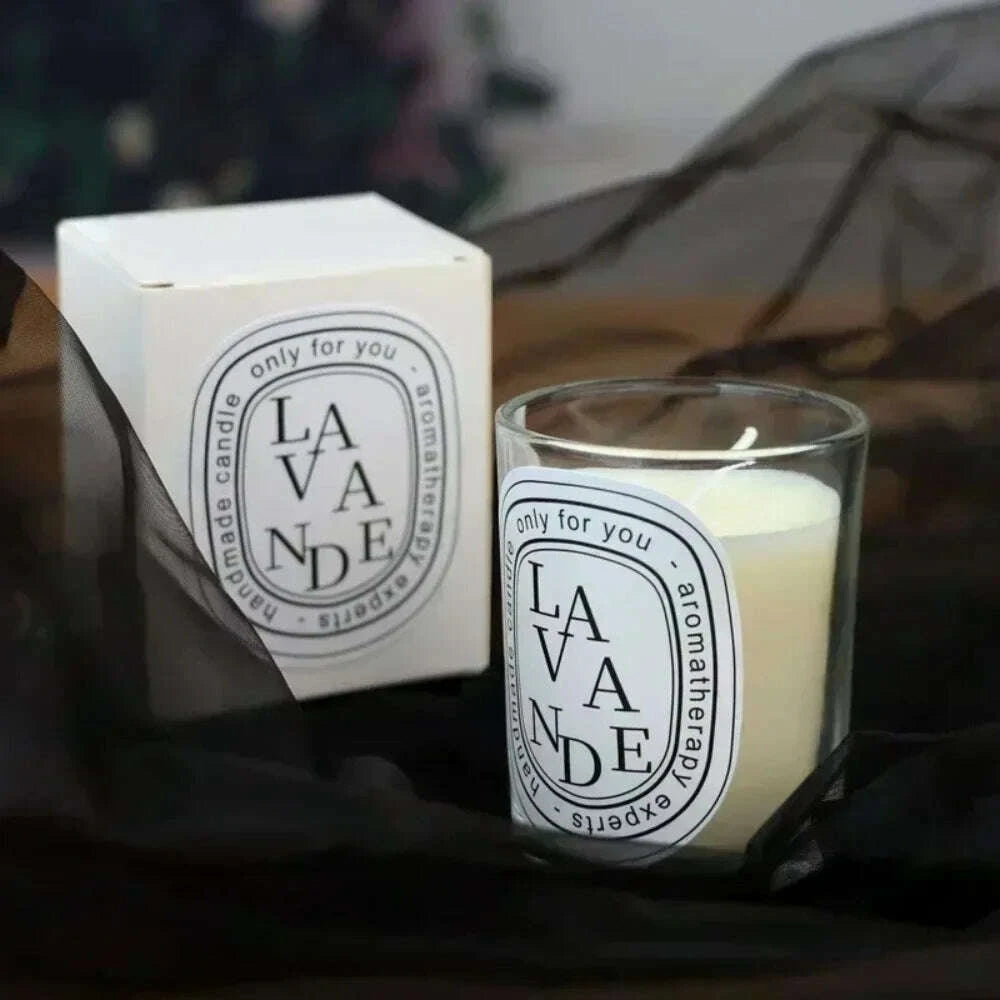 KIMLUD, 2025 Fragrance Scented Candle Romantic Gift Transparent Jar Aromatic Candles Light for Wedding Guest, KIMLUD Womens Clothes