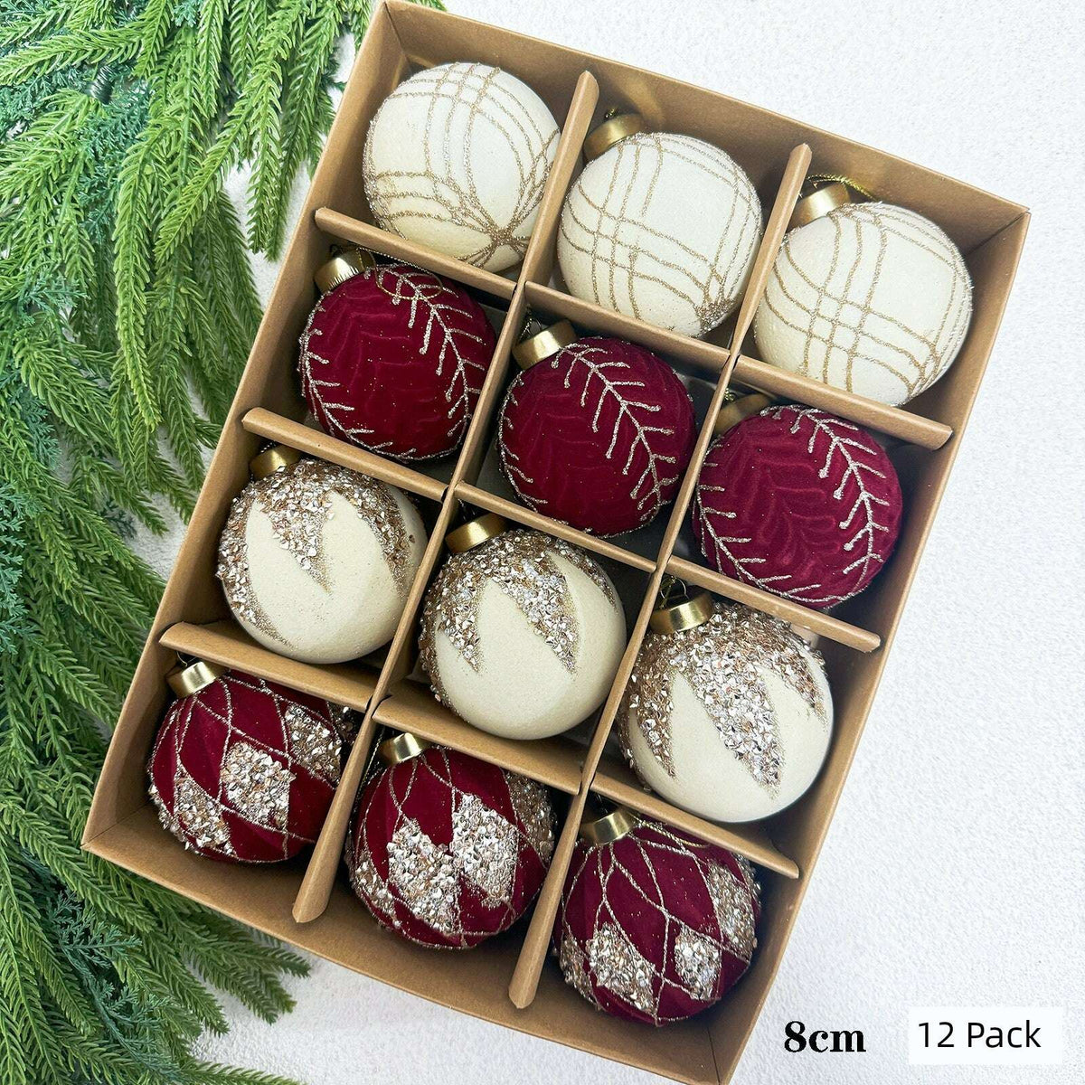 KIMLUD, Christmas Tree 42 Scenes Christmas Decorations, KIMLUD Womens Clothes