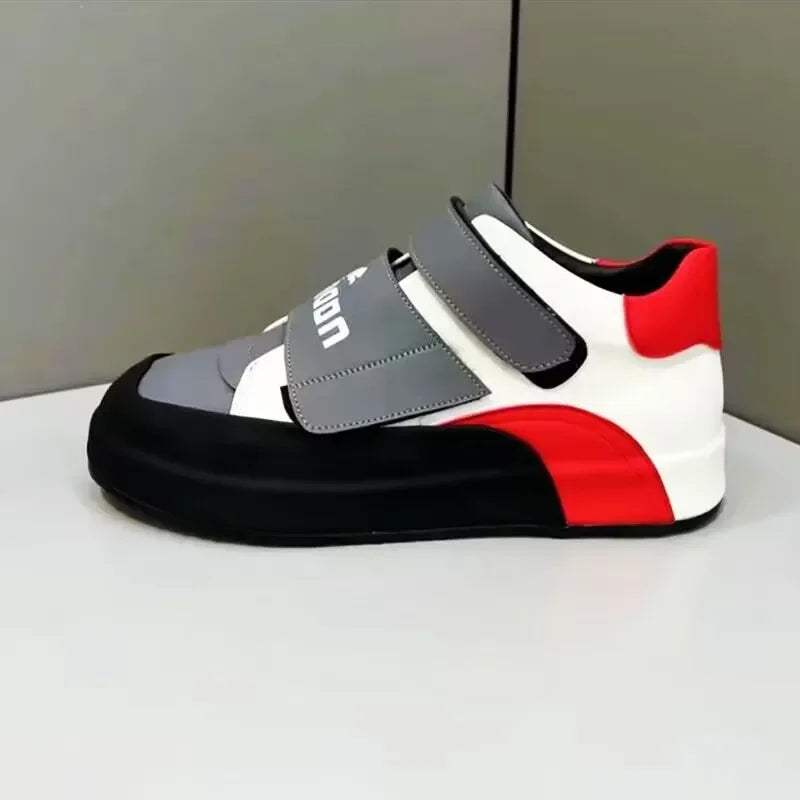 Sneaker Casual Men Designer Cover Bottom Board Shoe Fashion Microfiber Leather/Mesh Breathable Increased Internal Platform Shoes