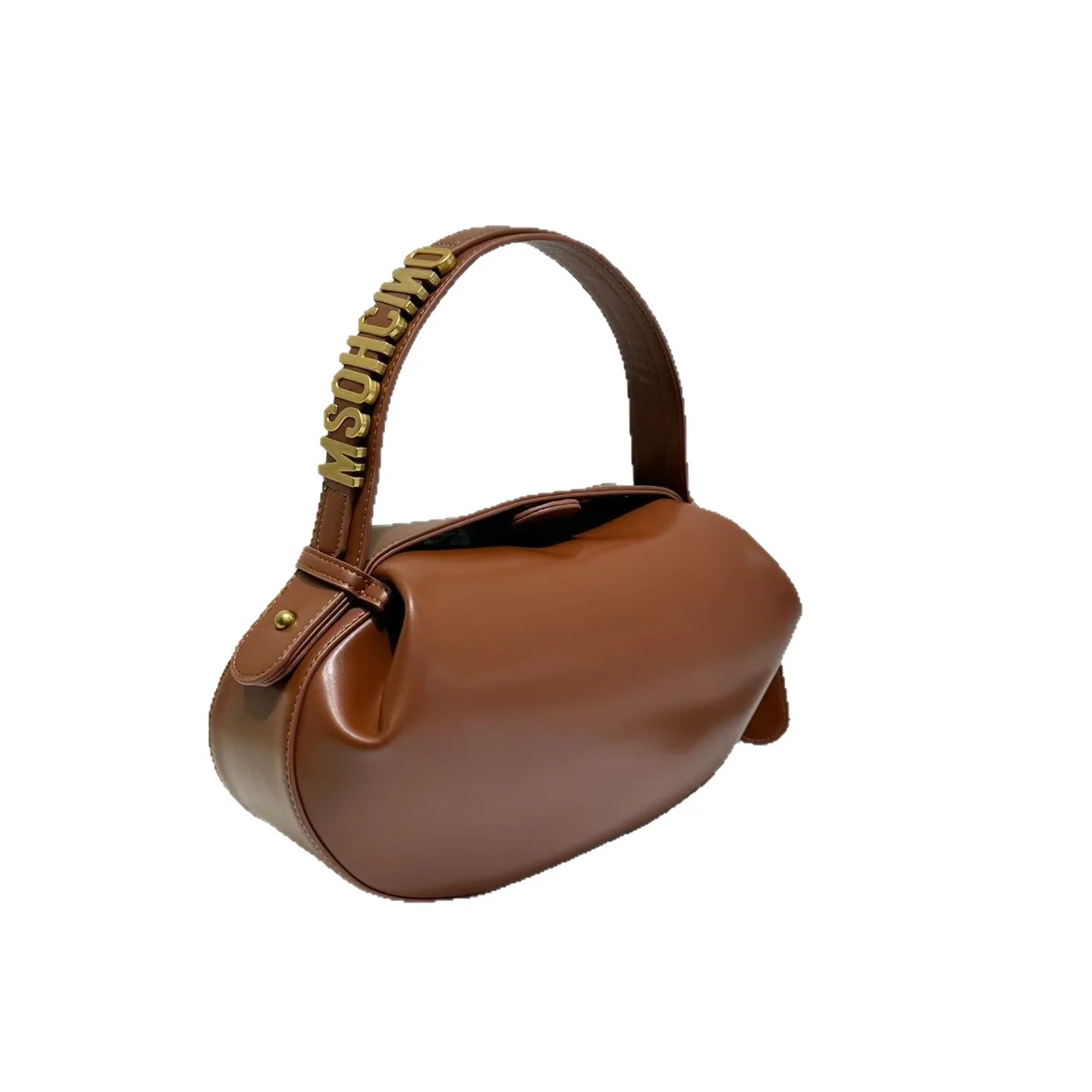 Leather Solid Diaper Bag Backpack — Black | KIMLUD