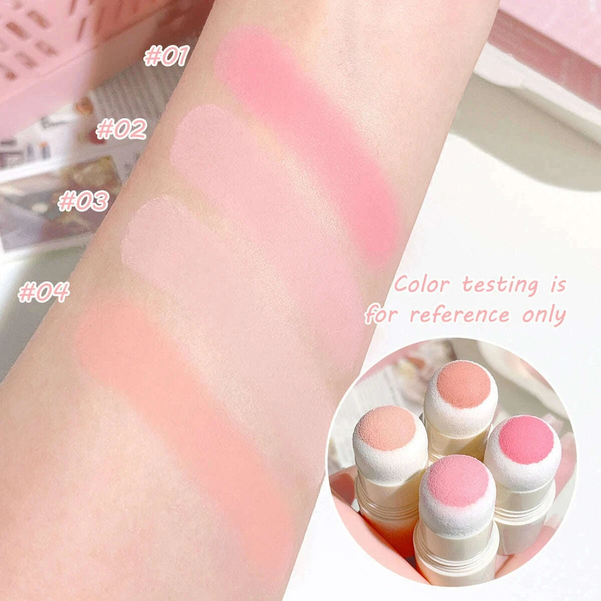 hisyi-yunrou-soft-fog-blush-stick---energetic-and-bouncy-korean-style-brightening-dual-use-for-lips-and-cheekskimlud-womens-fashion-34599219