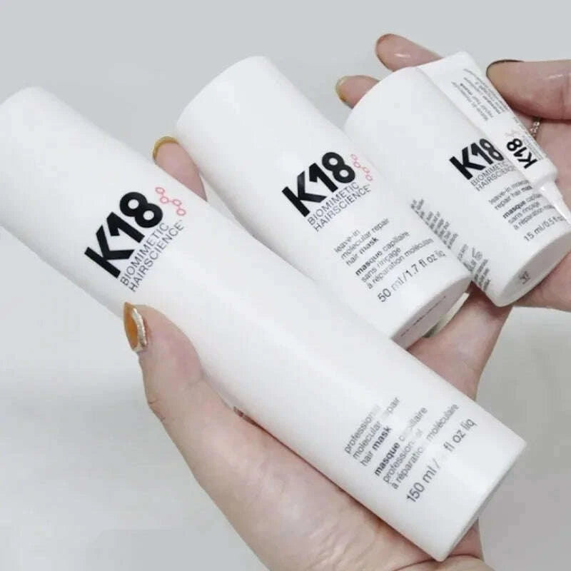 k18-leave-in-molecular-repair-hair-mask-deep-conditioning-keratin-treatment-soften-hair-smoothing-healthy-hair-care-150ml-50mlkimludkimlud-35570269