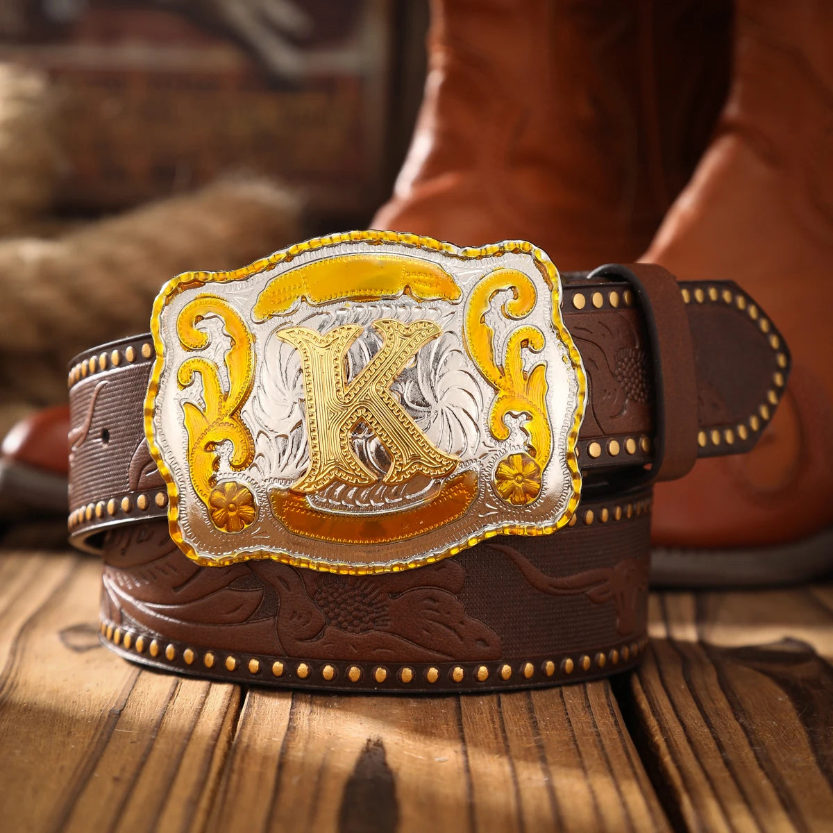 Vintage PU Leather Western Solid Belt — Black | KIMLUD