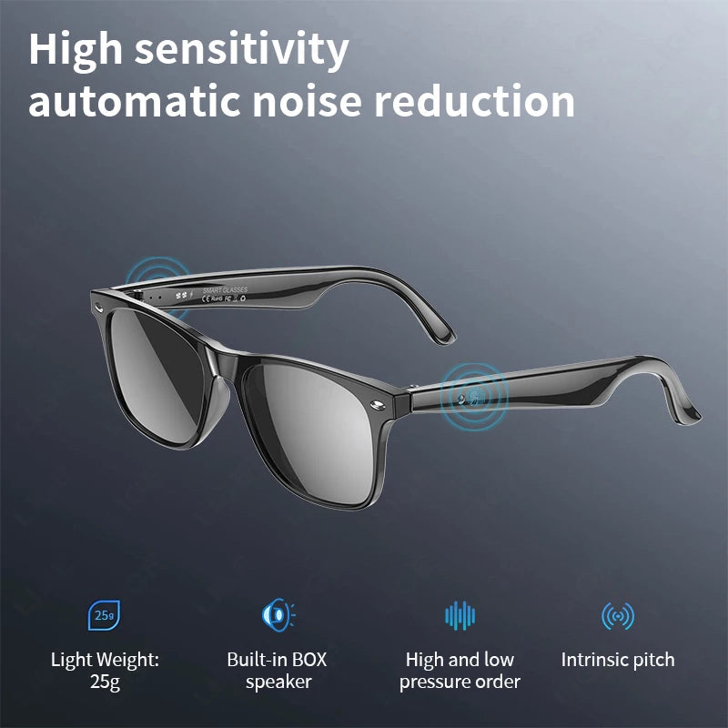 LIGE Smart Glasses 163 Language AI Intelligent Real-time Translation Sunglasses Sport Fitness Bluetooth Calling Music Eyeglasses
