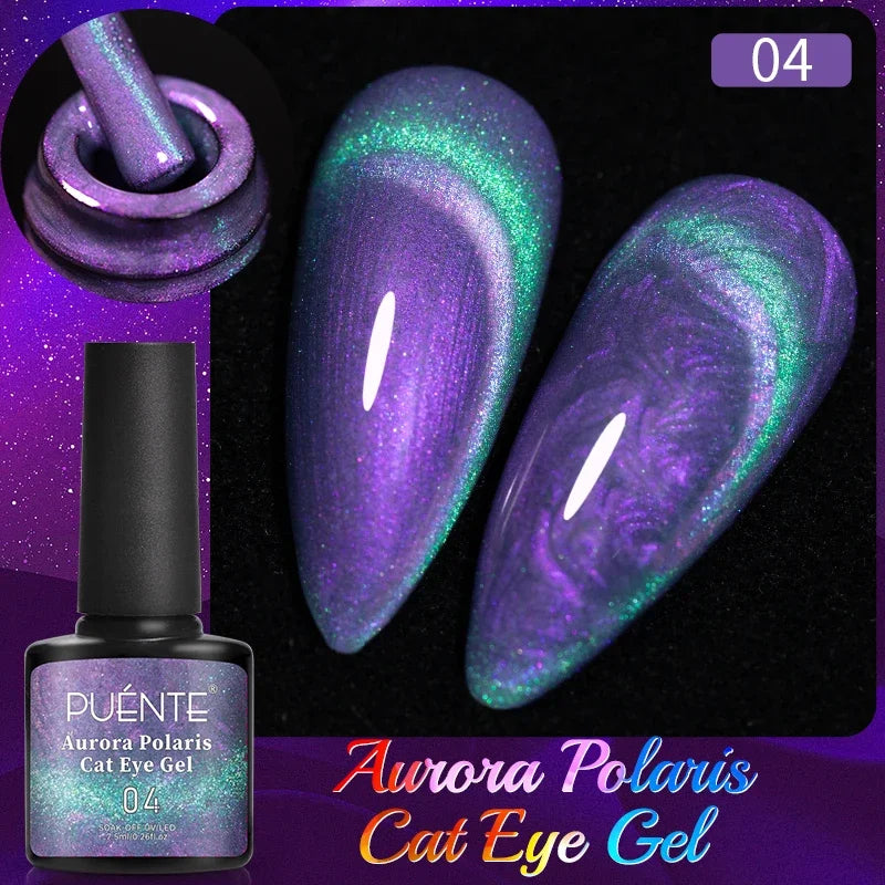 Reflective Glitter Gel Nail Polish Multidimensional Holographic Sparkle, UV-Curable Finish — Pink Lilac | KIMLUD