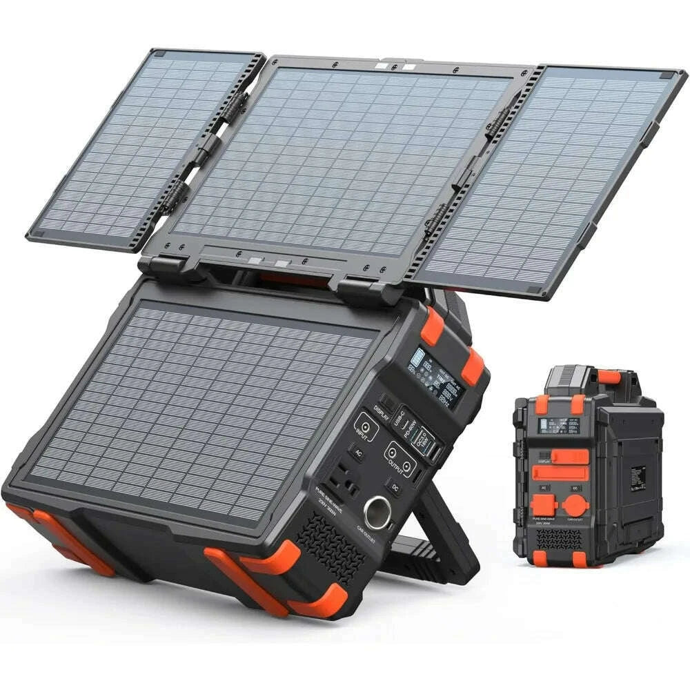 portable-power-station-with-hidden-folding-solar-panel-self-charge-pass-through-charging-284wh-battery-backup-ac-300w-kimlud-kimlud-33912955