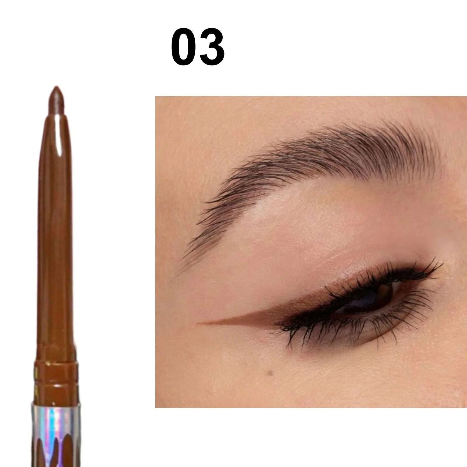 KIMLUD, Waterproof Black Brown Eyeliner Gel Pencil Ultra-fine Matte Smooth Quick Dry Non-Smudge Easy Wear Eyeliner Pen Makeup for Eyes, KIMLUD Womens Clothes