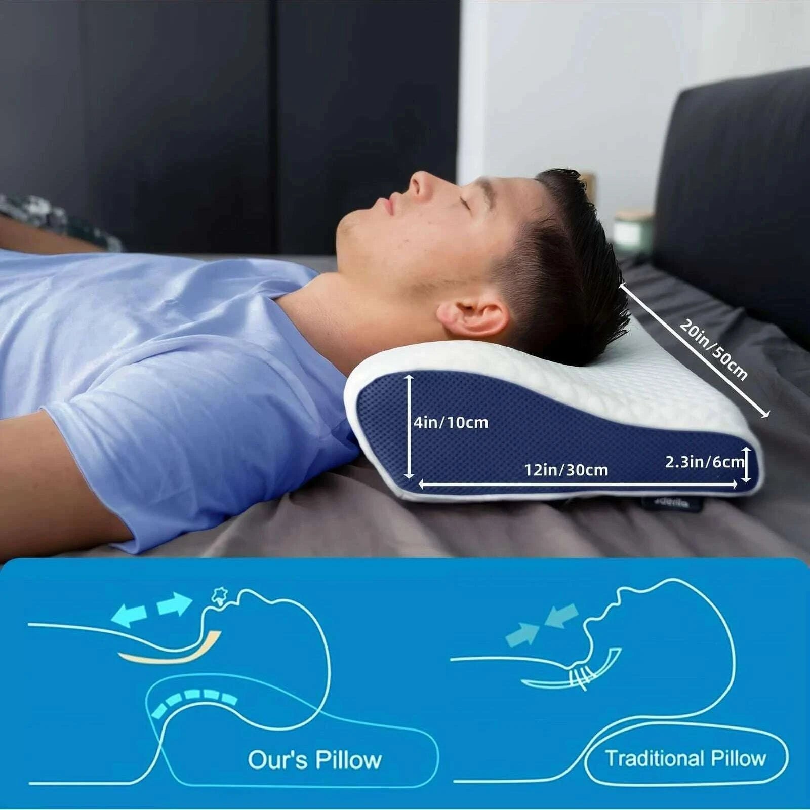 1pc-memory-foam-pillow-sleeping-pillow-for-side-back-and-stomach-sleepers-neck-contoured-support-pillow-improves-sleepkimlud-womens-fashion-34614005