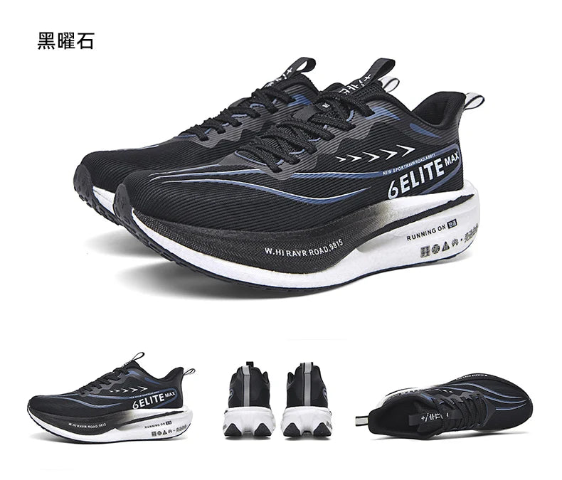 CarbonPlate Running Shoes Lightweight Breathable — Fluorescent | KIMLUD