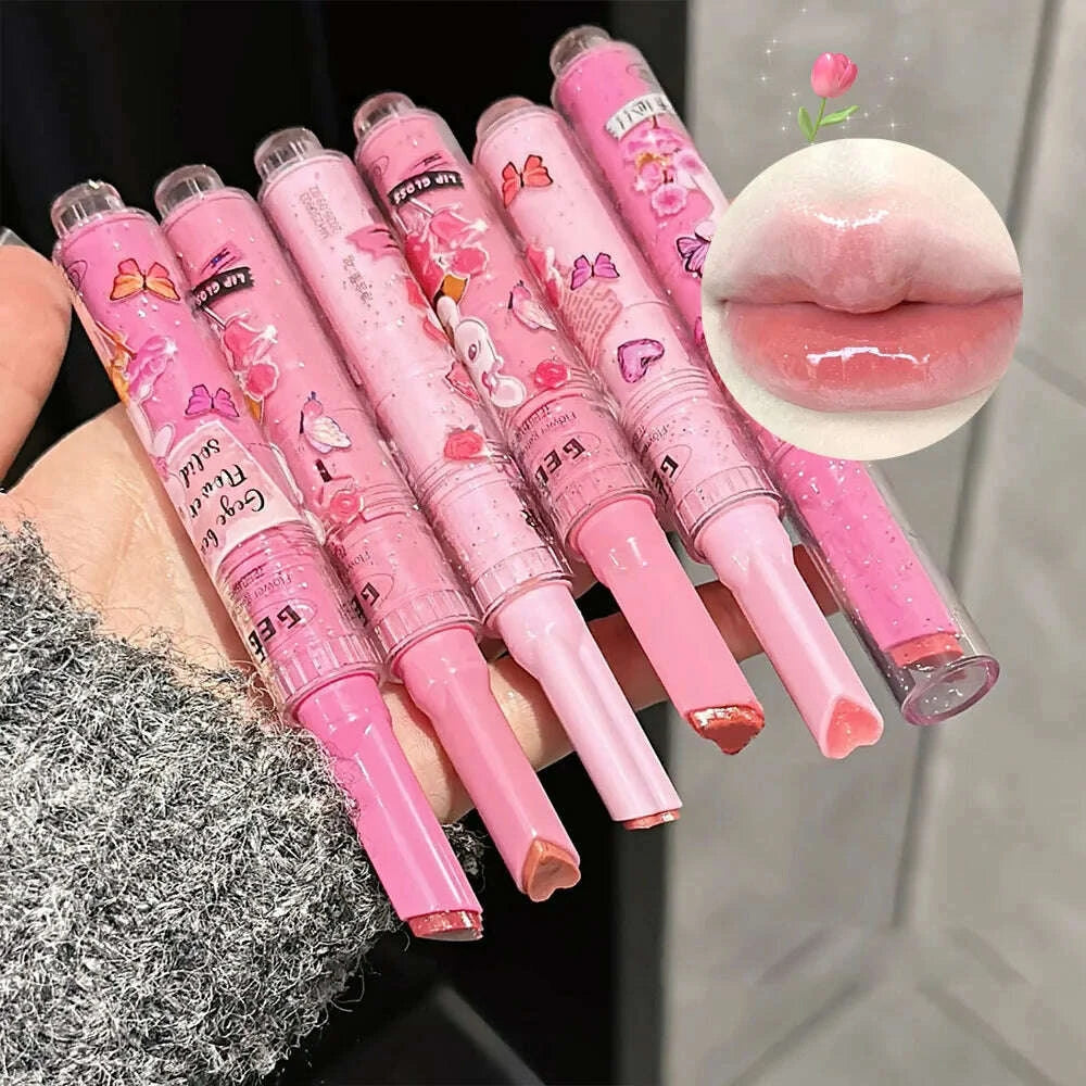 gege-bear-garden-pink-rabbit-solid-lip-gloss-moisturizing-watery-colored-lip-balm-long-lasting-and-tender-lip-balm-kimlud-kimlud-33921886