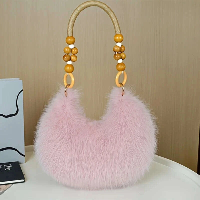 womens-faux-handbag-plush-faux-tote-purse-with-bead-accented-strap-zipper-closure-elegant-handbags-shoulder-bags-for-everydaykimludkimlud-35557048