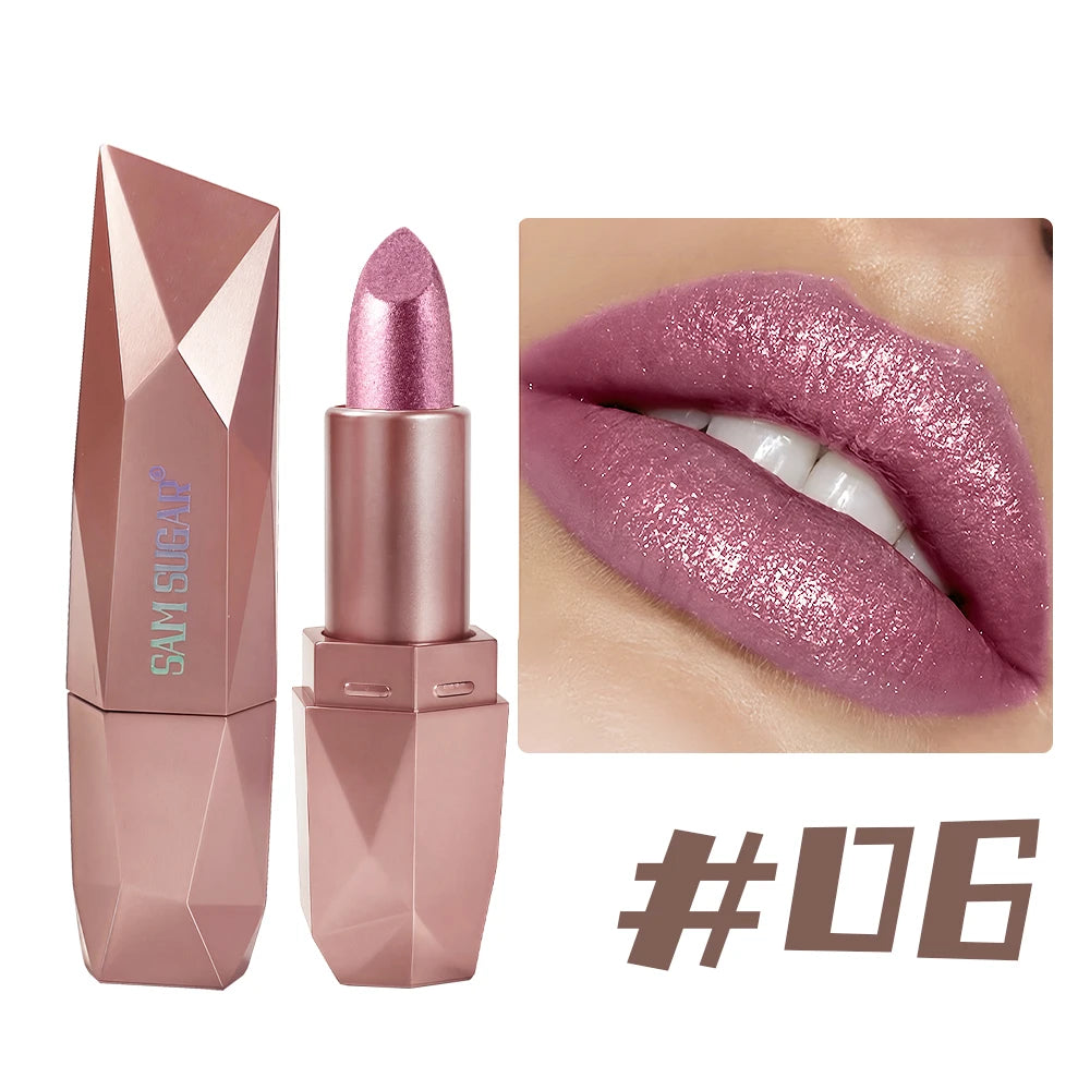 Gold Lipstick Diamond Pearl Sparkle — Rose Gold | KIMLUD