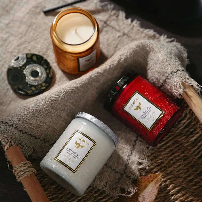 KIMLUD, 7 OZ Jar Scented Candle, Natural Soy Candle, Serenity Aromatic Candles, Home Decorative Scented Candles Gift for Friends, KIMLUD Womens Clothes