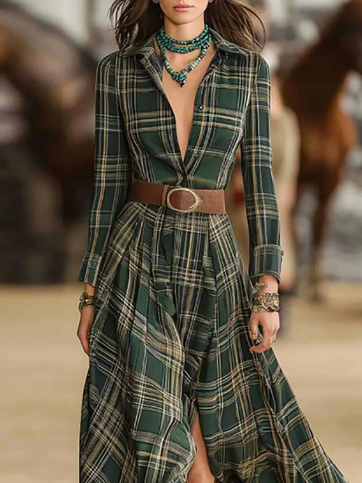 elegant-western-vintage-plaid-women-shirt-dress-single-breasted-lapel-long-sleeve-maxi-robe-a-line-autumn-long-dresses-vestidoskimludkimlud-35558578