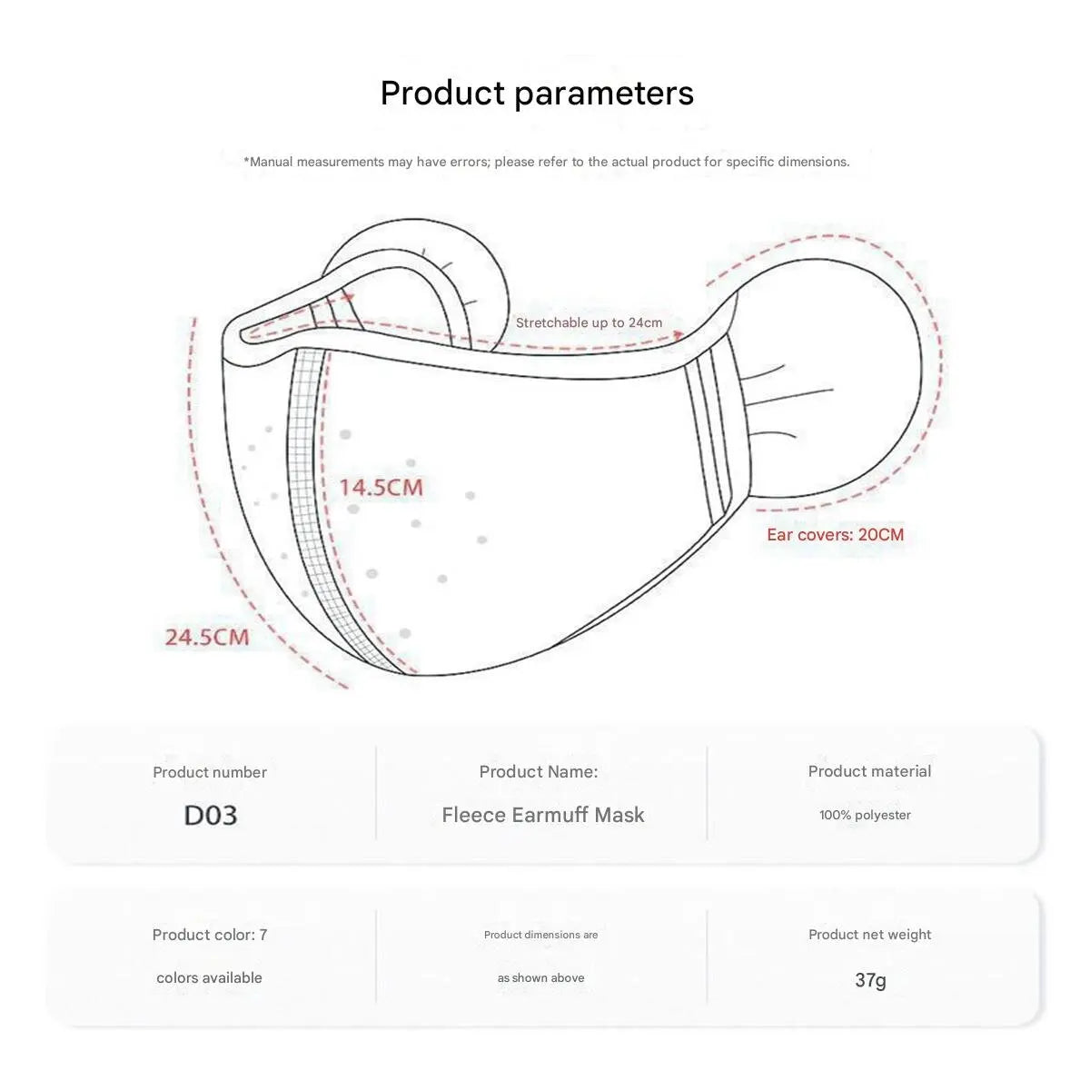 Fleece earmuffs with windproof design, unisex, warm and breathable, suitable for autumn and winter cycling and outdoor activitie