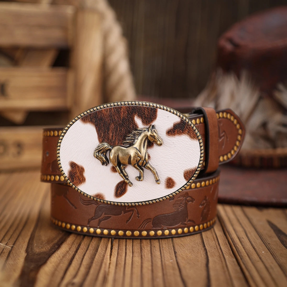 PU Leather Western Belts Timeless Classic — Black | KIMLUD