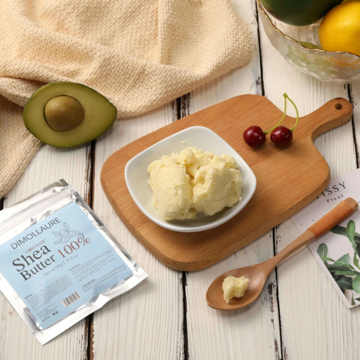 dimollaure-50g-natural-organic-unrefined-shea-butter-oil-skin-care-body-oil-moisturizing-nourishing-body-massage-cosmetics-oilkimludkimlud-35560983