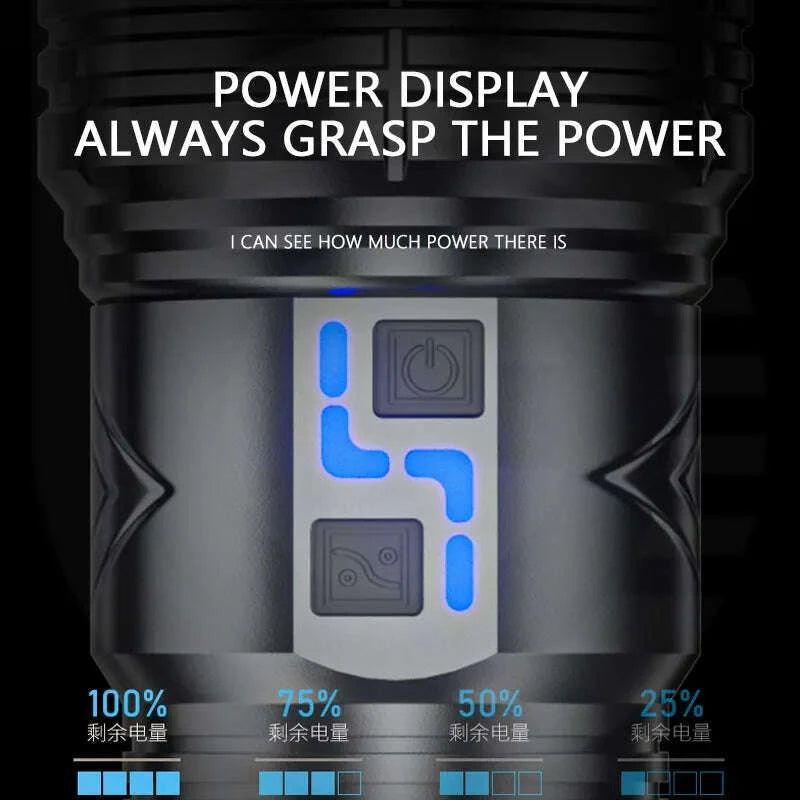 high-power-white-laser-flashlight-super-bright-led-spotlight-long-range-torch-zoom-emergency-outdoor-with-battery-indicatorkimludkimlud-35562473