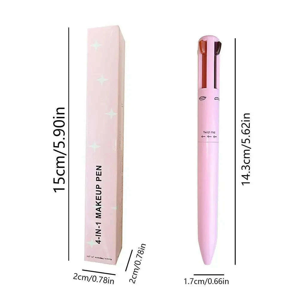 new-4-in-1-eyebrow-pencil-lip-liner-highlighter-pen-waterproof-lasting-easycolor-sweat-proof-eyeliner-makeup-pen-cosmetic-beauty-kimlud-kimlud-33913269