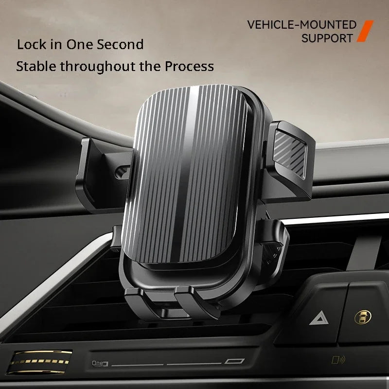 Car Phone Holder - Flexible Auto Lock Air Vent Mount - Universal | KIMLUD