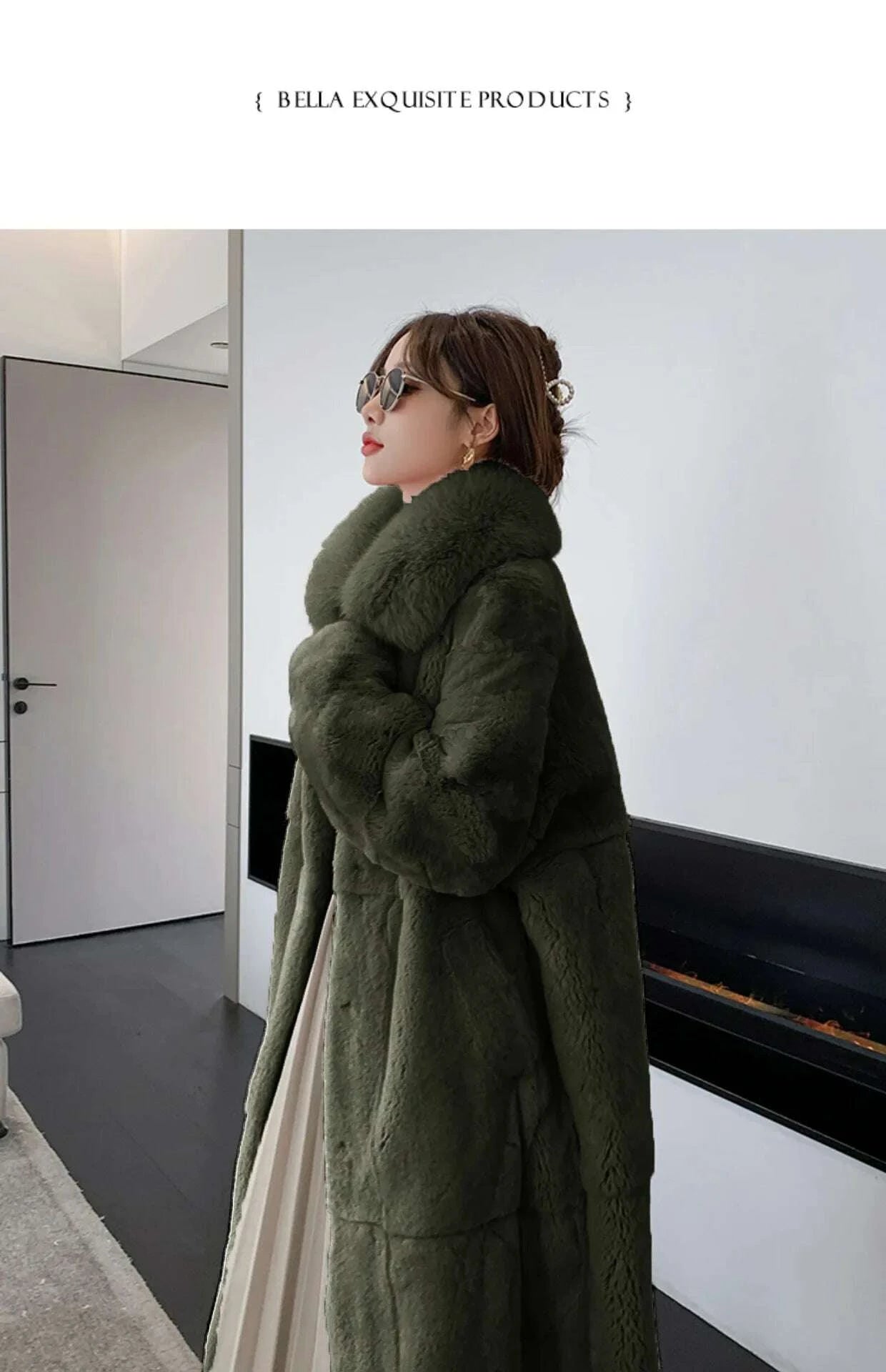 KIMLUD, 5XL Oversized Autumn Winter Faux Fur Coat Women Loose Long Plush Jackets Thick Warm OverCoat Female Large Fur Collar Parka 2023, KIMLUD Womens Clothes