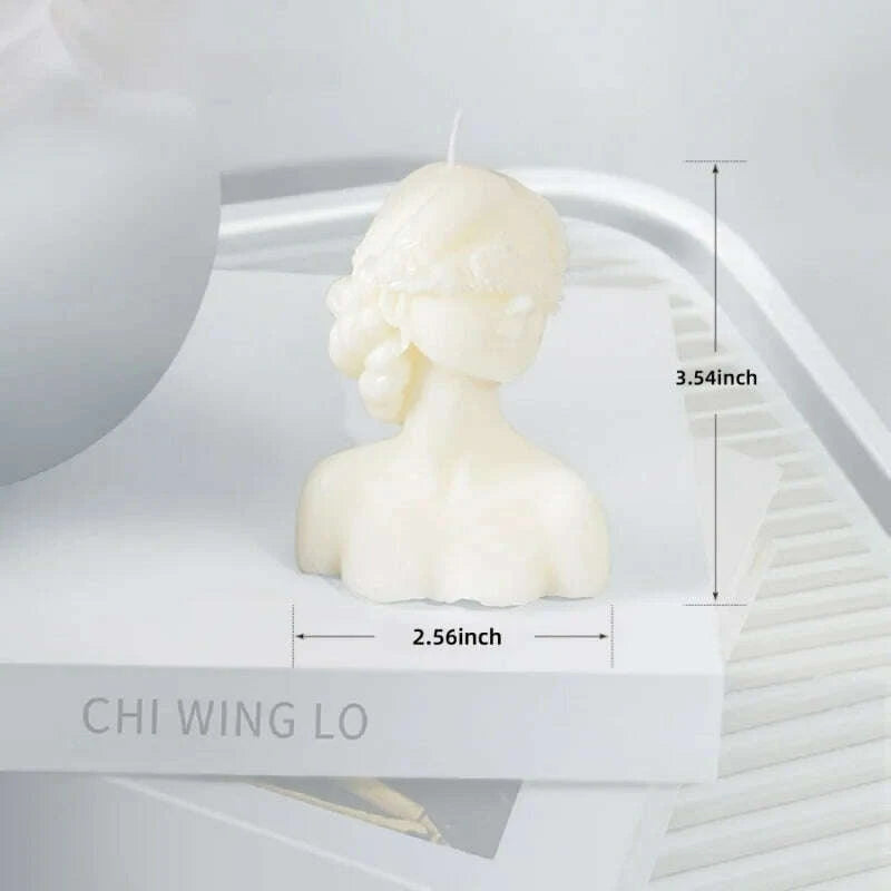 KIMLUD, Aromatherapy candles, large pillar ribbed decorative candles, soy wax, suitable for gifts, room shelves, home ribbed decoration, KIMLUD Womens Clothes