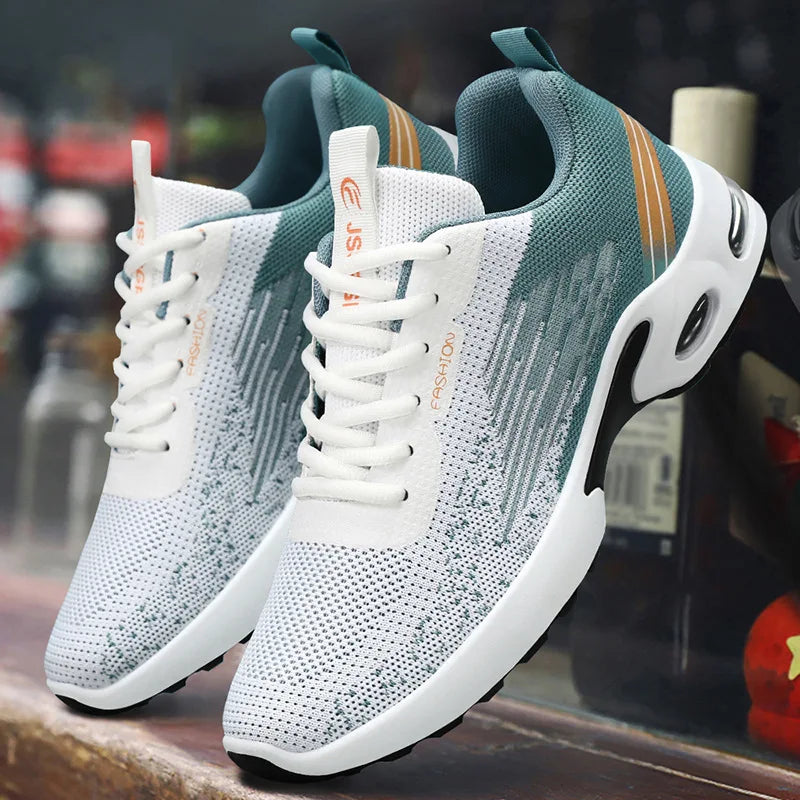 Men's Running Shoes – Breathable – Knitted Mesh | KIMLUD