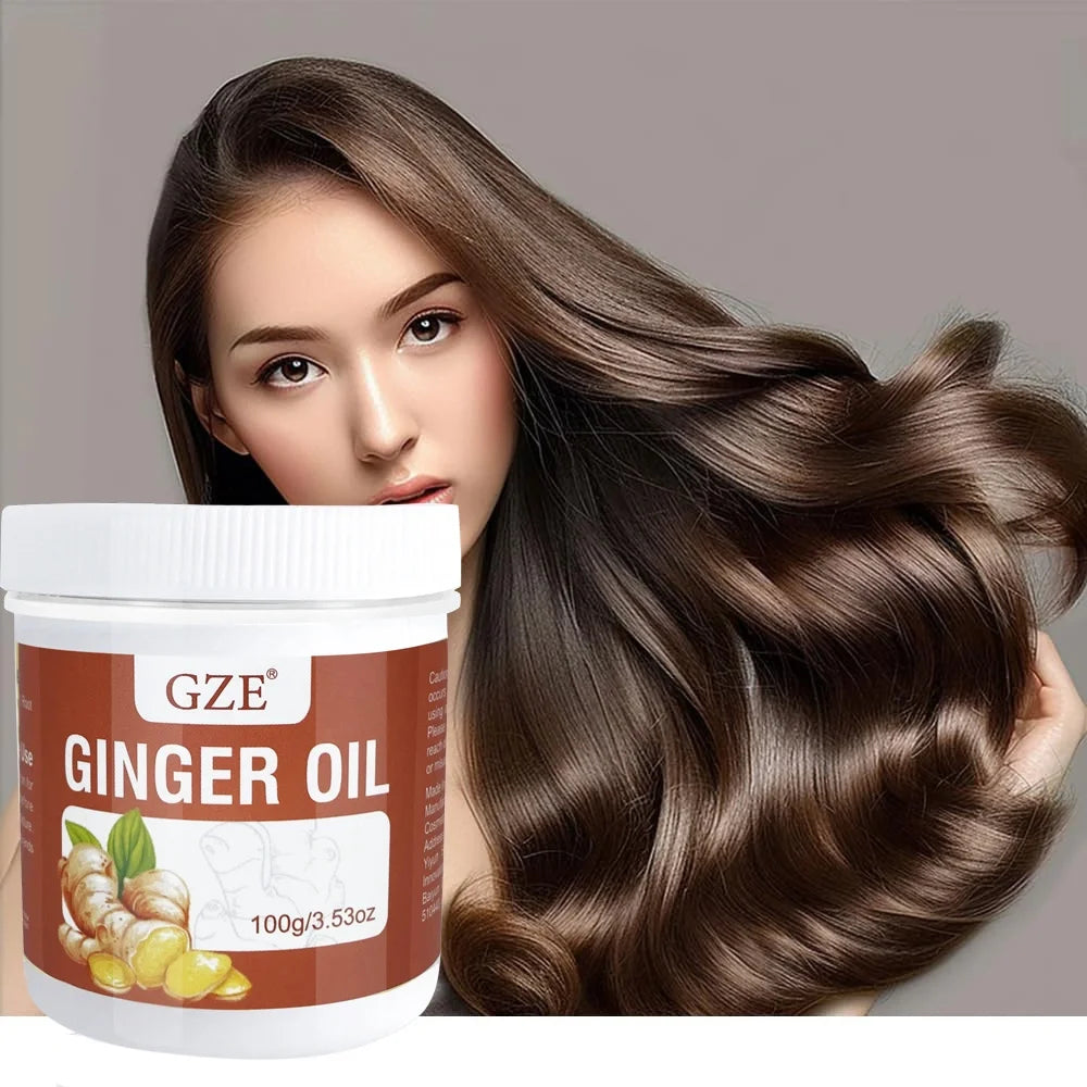 Ginger Infused Hair Oil For Nourished Length — Amber | KIMLUD