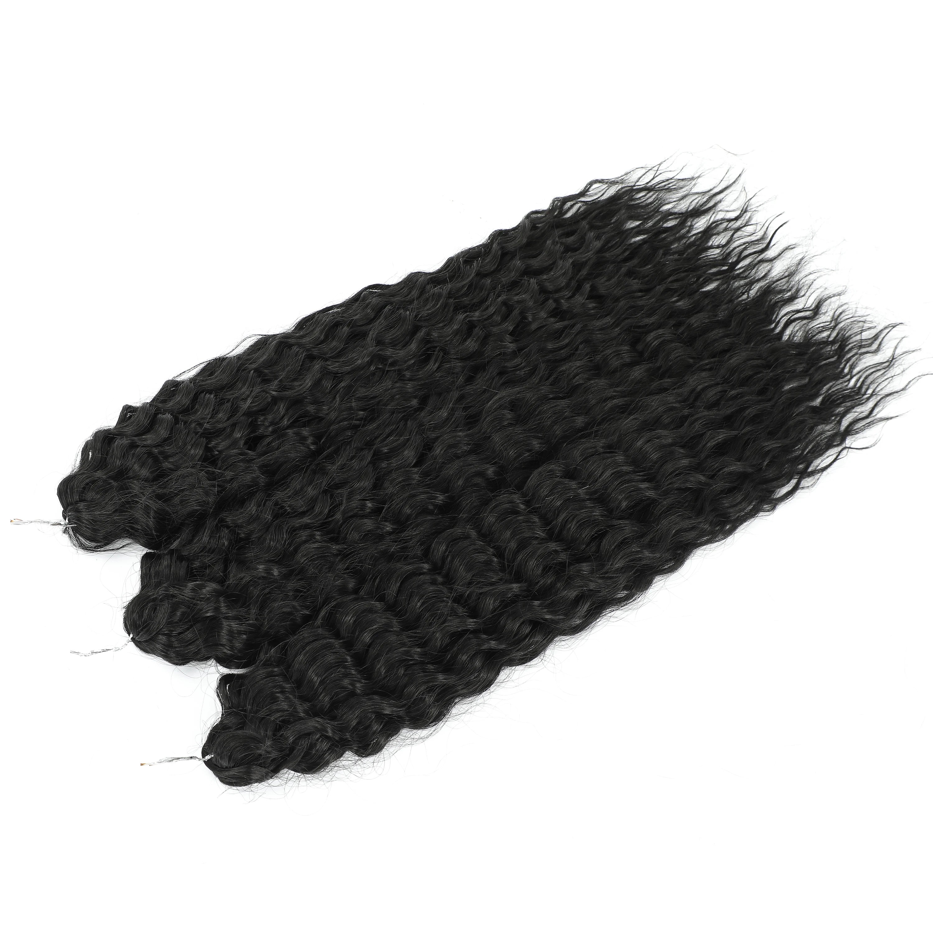 Crochet Braids Synthetic Hair High Temperature — Ombre Brown | KIMLUD