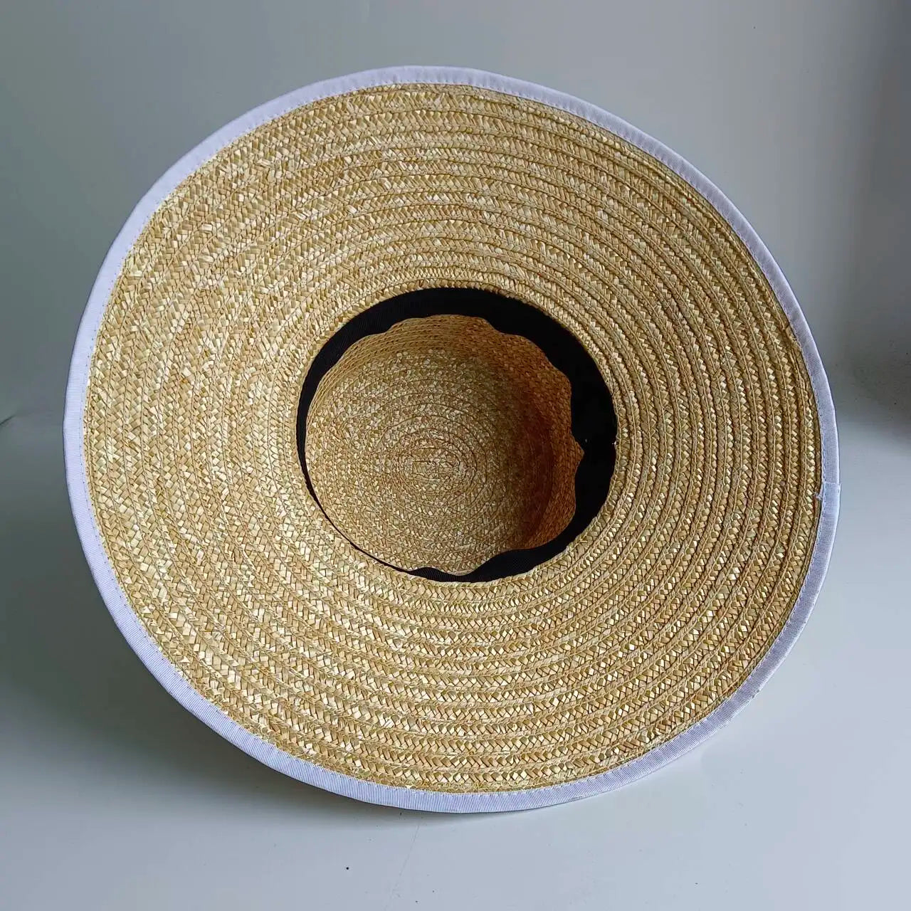 Straw summer hat Red French elegant ladies seaside travel sun hat Hepburn style wide brim hat summer hat
