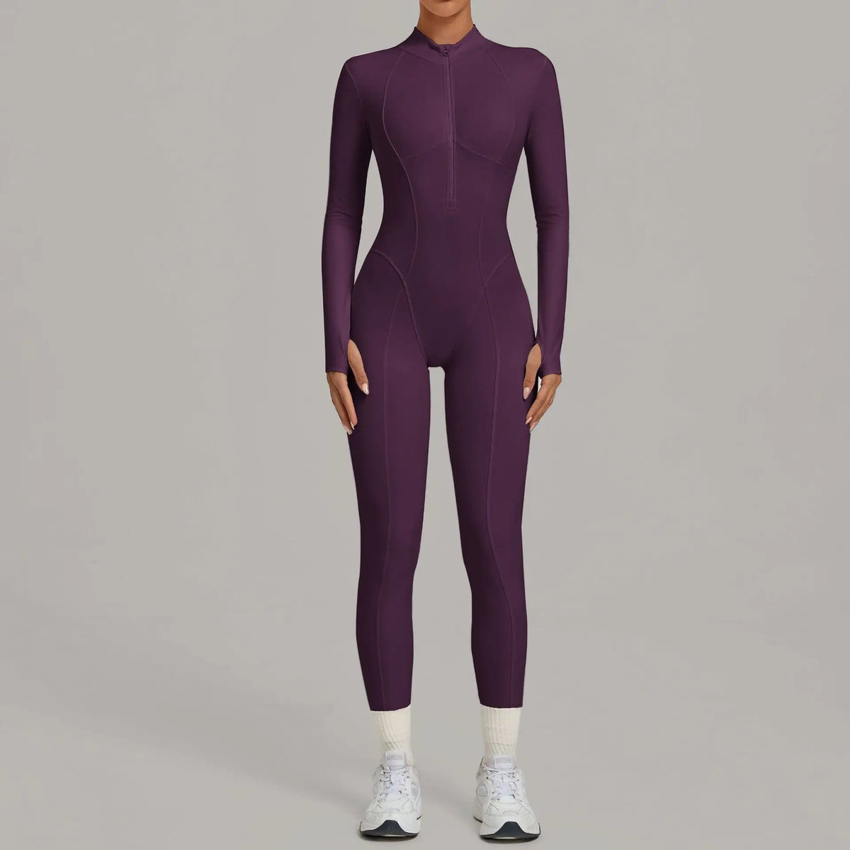 One Piece Jumpsuit – Triangle Back – Nylon Elastane – Sleeveless | KIMLUD
